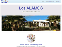 Tablet Screenshot of los-alamos.com.mx